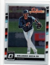 2016 Panini Donruss Optic THE PROSPECTS #TP7 Orlando Arcia ATLANTA BRAVES RC 94