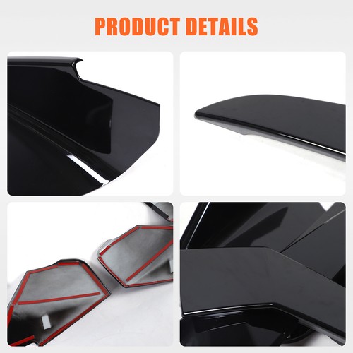 Glossy Black Car Front Bumper Side Air Intake Trim Spoiler For BMW X7 G70 2023+ - Picture 6 of 9