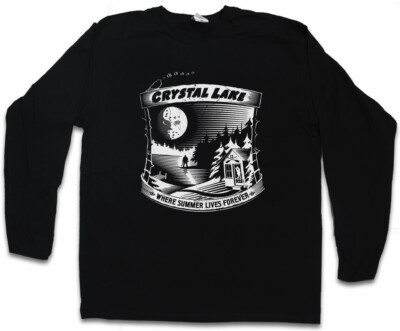 WHERE SUMMER LIVES FOREVER LANGARM T-SHIRT The 13 Friday Jason 13th Camp