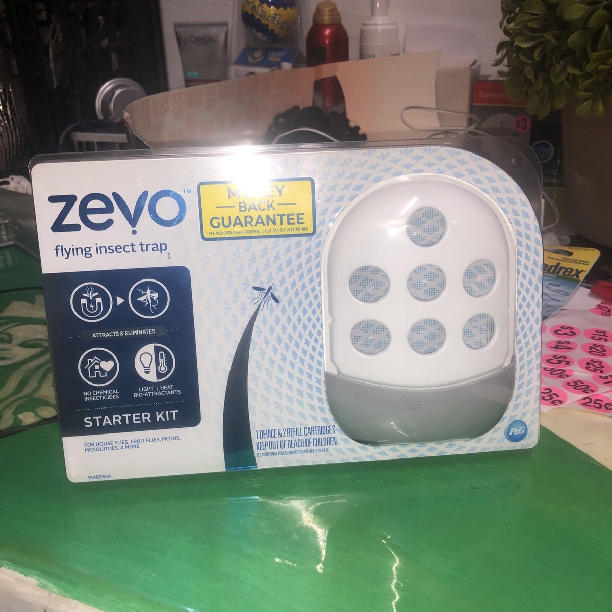 ZEVO 003-09-1255 Insect Trap Starter Kit 818135014270| eBay