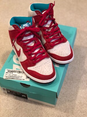 Nike Dunk High Pro SB Mens Size 10 Gym Red