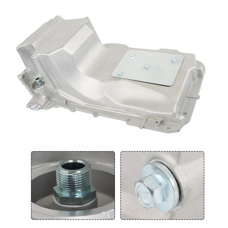 Pan de aceite del motor LABLT para Chevrolet Silverado GMC Sierra 1500 2500 3500 2009-2019 Foto 2 de 4