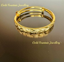 Baby, Toddler, Child, 18k, 18ct Gold Filled, Bangle, Bracelet, SECONDS Ref:-6