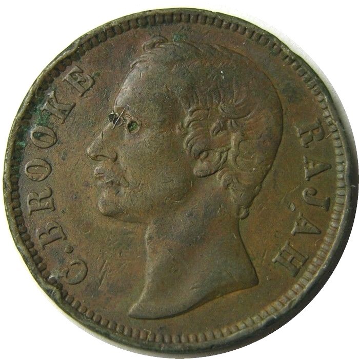 elf Sarawak 1 Cent 1889 Charles Brooke Rajah | eBay