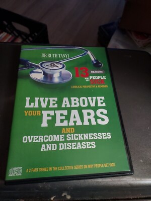 DR. RUTH TANYI 2 DISC DVD LIVE ABOVE YOUR FEARS AND OVERCOME SICKNESSES AND DISE