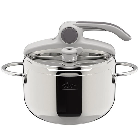 Pentola a Pressione 3,5 Litri LAGOSTINA Deliziosa 22 cm Acciaio Inox Induzione