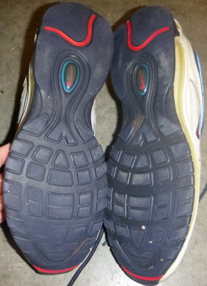 Nike Air Max 97 SE Pull Tab Obsidian Red Sail Sneakers