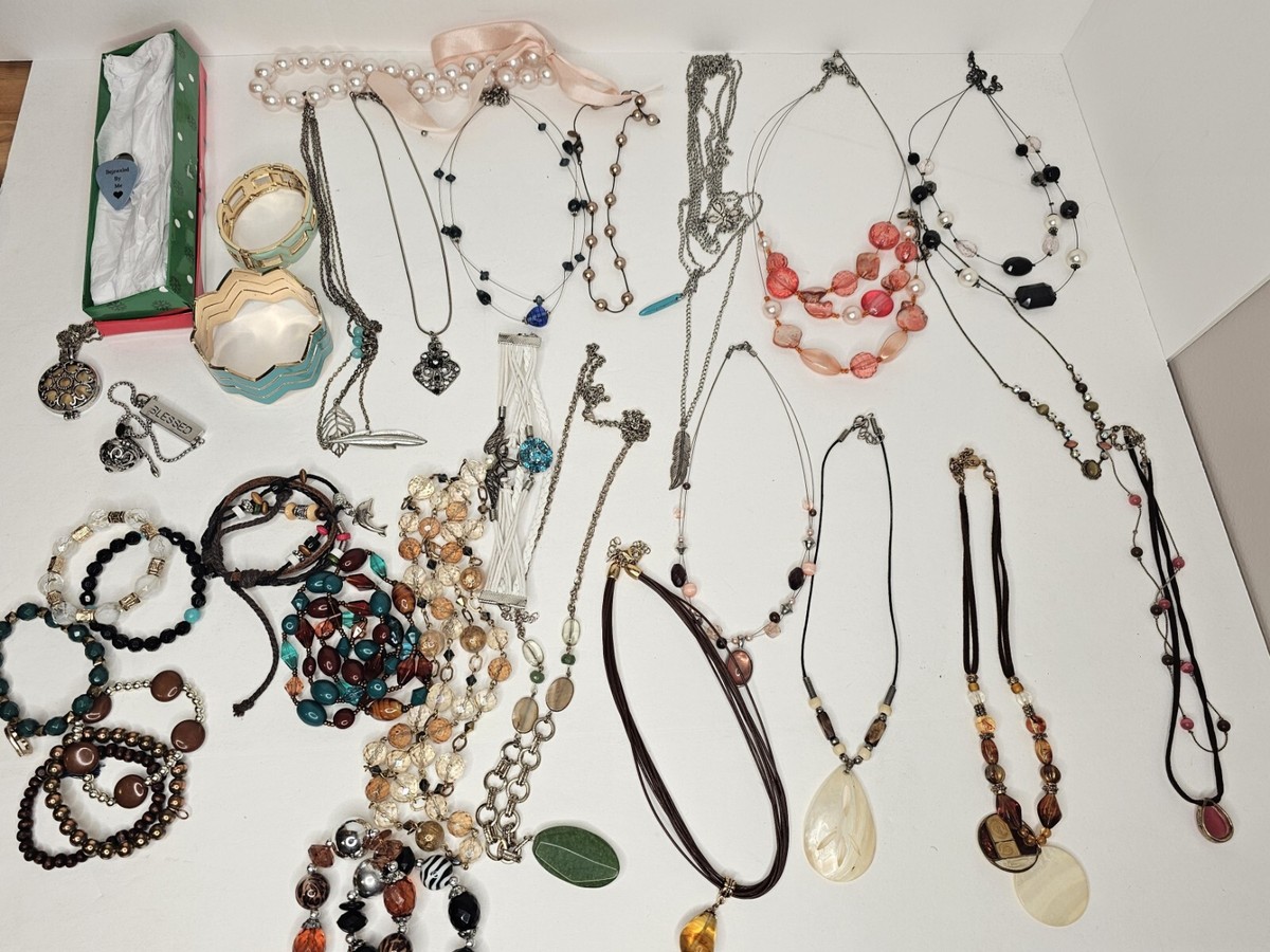 Vintage Costume Cheap Costume Necklaces Costume Jewelry Lot Vintage Modern  Craft Wearable Necklaces And Bracelets
