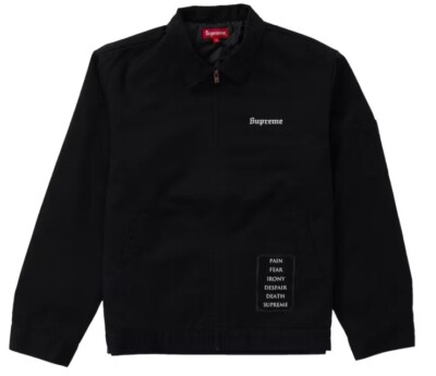 New !! Rare Supreme The Crow Work Jacket Collaboration FW21J63