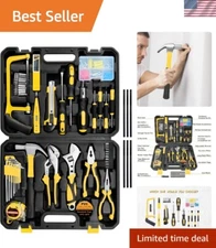 148-Piece Home Repair Tool Set for DIY, Auto, Household, with Case