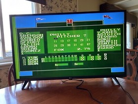 Bases Loaded Nintendo NES Baseball Video Game With Manual - Tested