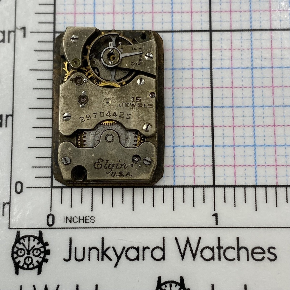 Vintage Elgin Watch Movement Repairs Parts Spares Watchmaker  display picture 1