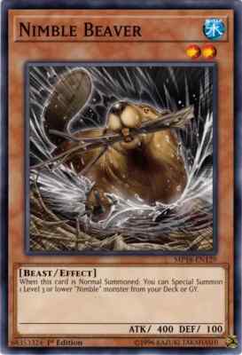 Nimble Beaver - MP18-EN129 - Common - 1st Edition x1 - Near Mint