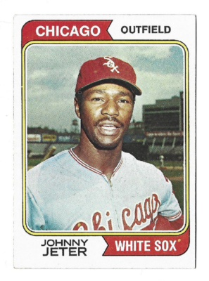 JOHNNY JETER 1974 Topps Baseball # 615 Chicago White Sox NM - MT