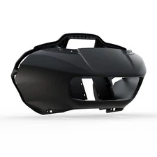 Inner Outer Headlight Fairing Fit For Harley Road Glide FLTRX Black Denim 15-up