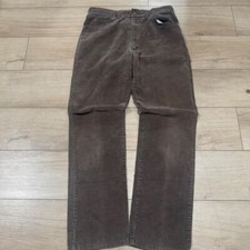 Vintage Y2K Faded Straight Leg Brown Lee Corduroy Pants