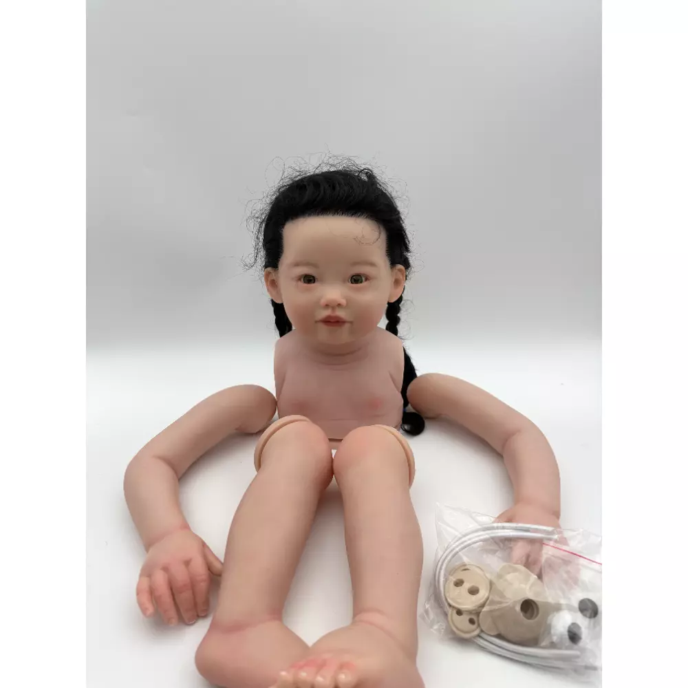 Reborn Baby Doll Kit Already Painted DIY Mold (Head+Limbs+Cloth Body) 18''-  19