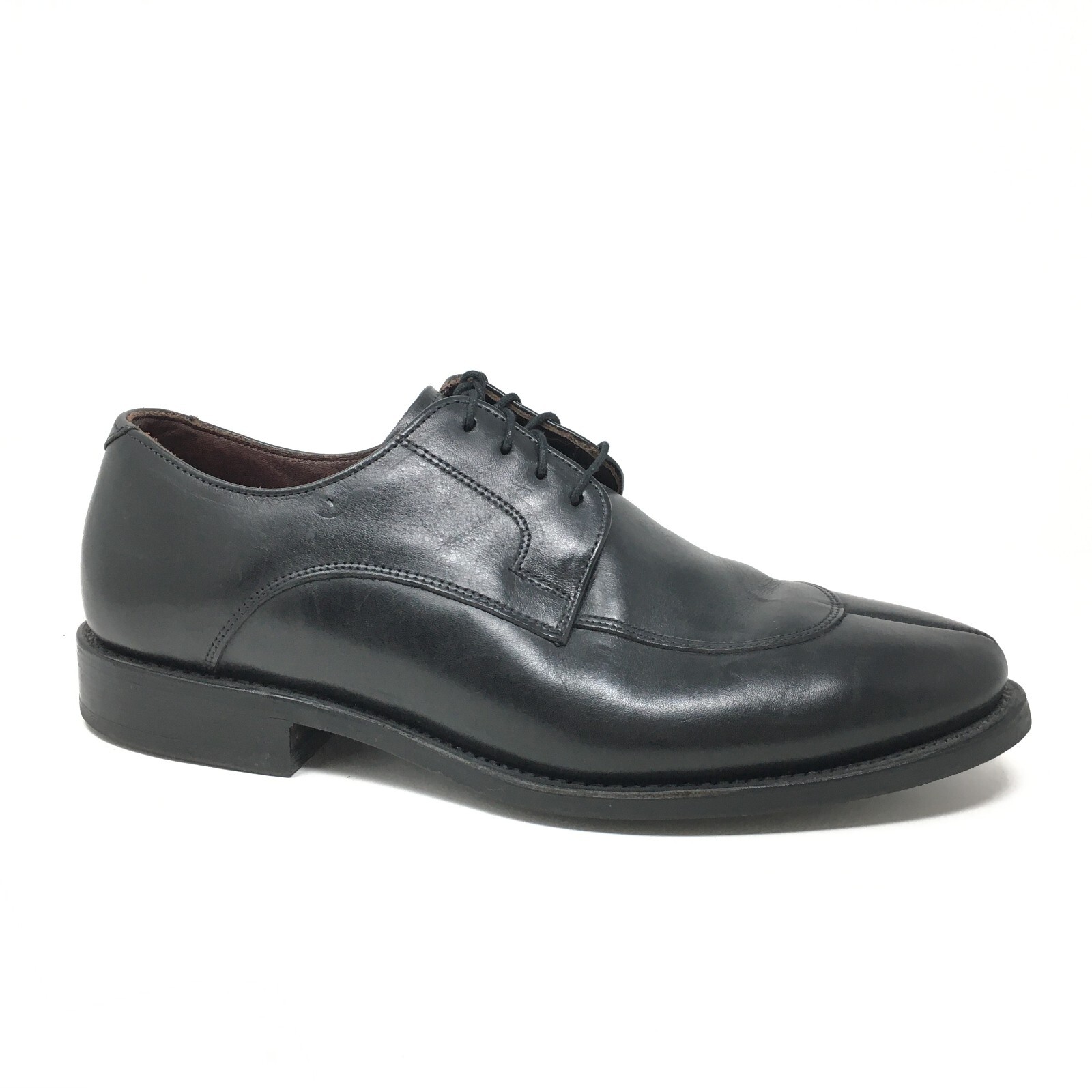 SAOLA Scarpe eleganti Allen Edmonds Belmont Oxfords Derbys da uomo nere taglia 9 in pelle