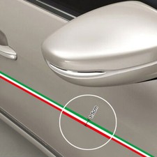 Italian Italy Flag Sticker Strip Decal Badge Bright Color Decor Car Accessories
