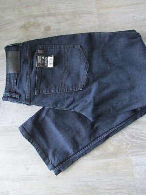 NEW BUFFALO DAVID BITTON JACKSON STRAIGHT STRETCH JEANS MENS 32X30 DARK WASH