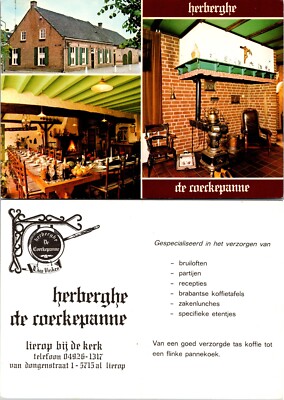 Continental Herberghe De Coerckepanne Lierop Netherlands Postcard