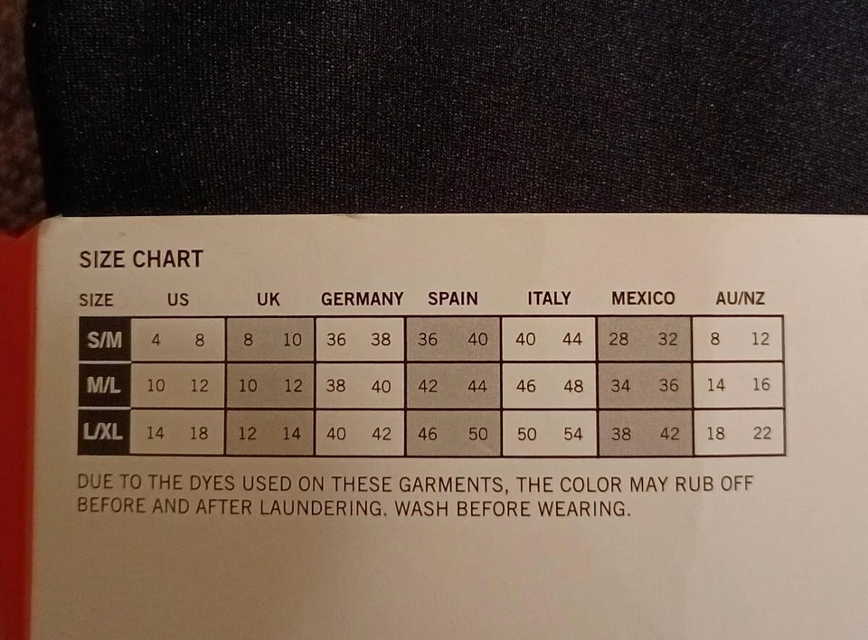 Leggings HUE para mujer sin costuras, forrados negros-peludos, talla L/XL Foto 4 de 4