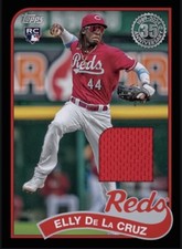 2024 Topps Baseball 1989 RC Rookie Black Relic Patch ELLY DE LA CRUZ Digital
