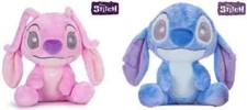 Stitch Engel Angel Stofftier Plüschtier rosa blau neu 23cm Disney
