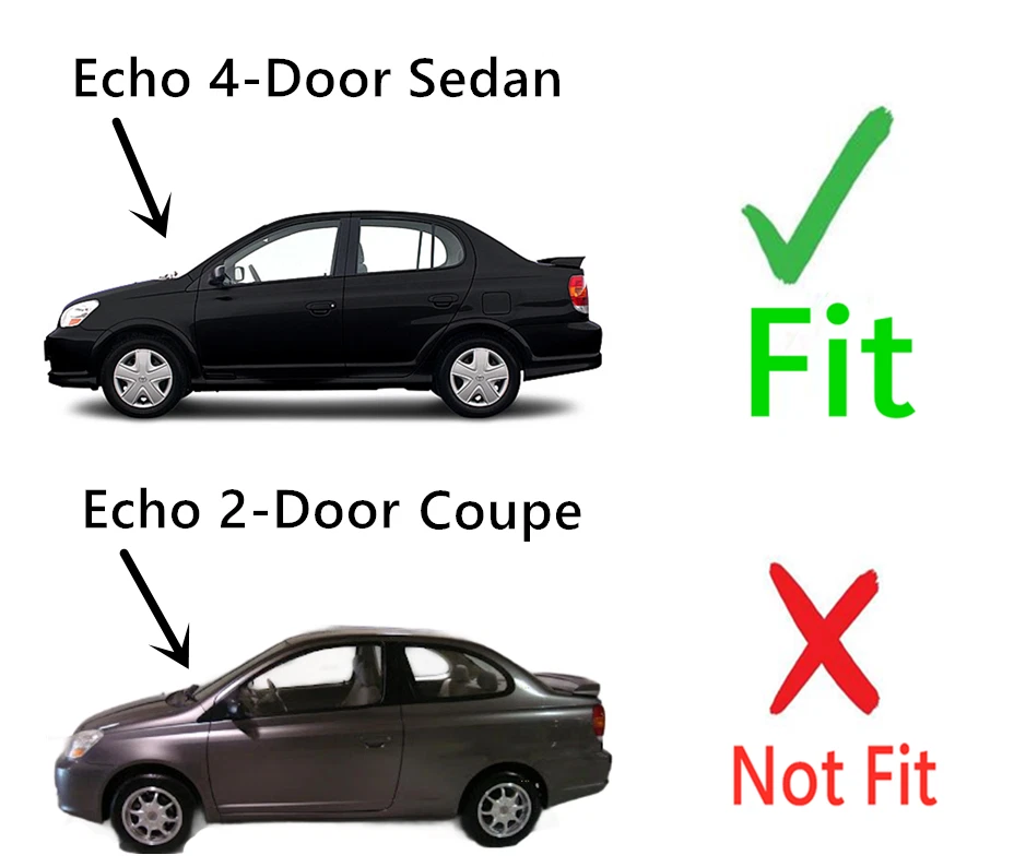 Fits 2000-2005 Toyota Echo 4Dr Sedan Driver Left Side Rear Vent Window Glass Foto 3 de 4