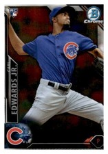 2016 Bowman Chrome #124 Carl Edwards Jr. Base Chrome Vending