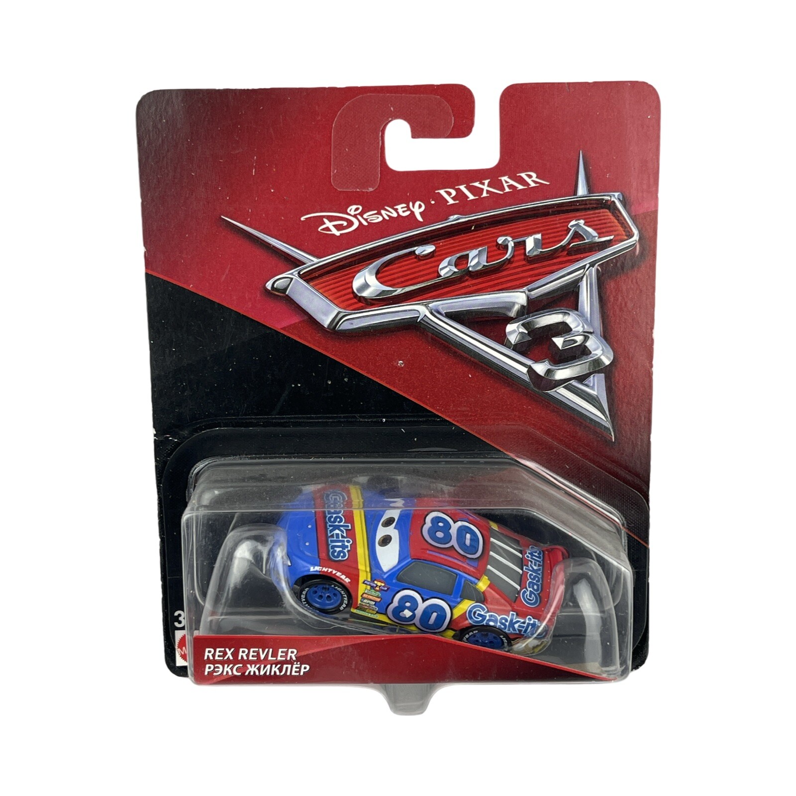Disney Pixar Cars 3 Rex Revler Diecast Vehicle 1:55 Scale NEW