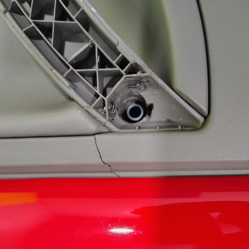 1998-2010 Volkswagen Beetle Left Right Pair Interior Door Panel OEM GRAY RED - Picture 19 of 23