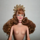MATTEL NUDE BARBIE VINTAGE BROWN HAIR  MACKIE  MOLD DOLL FOR OOAK 1998 READ A30