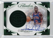 2023 Panini Flawless Loyal Greats Emerald /5 Isiah Thomas #FLG-IST Auto HOF 1f8v