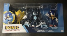 Sonic The Hedgehog Jakks Pacific Forms Paquete de 3 Figuras Werehog Super Sonic 2024
