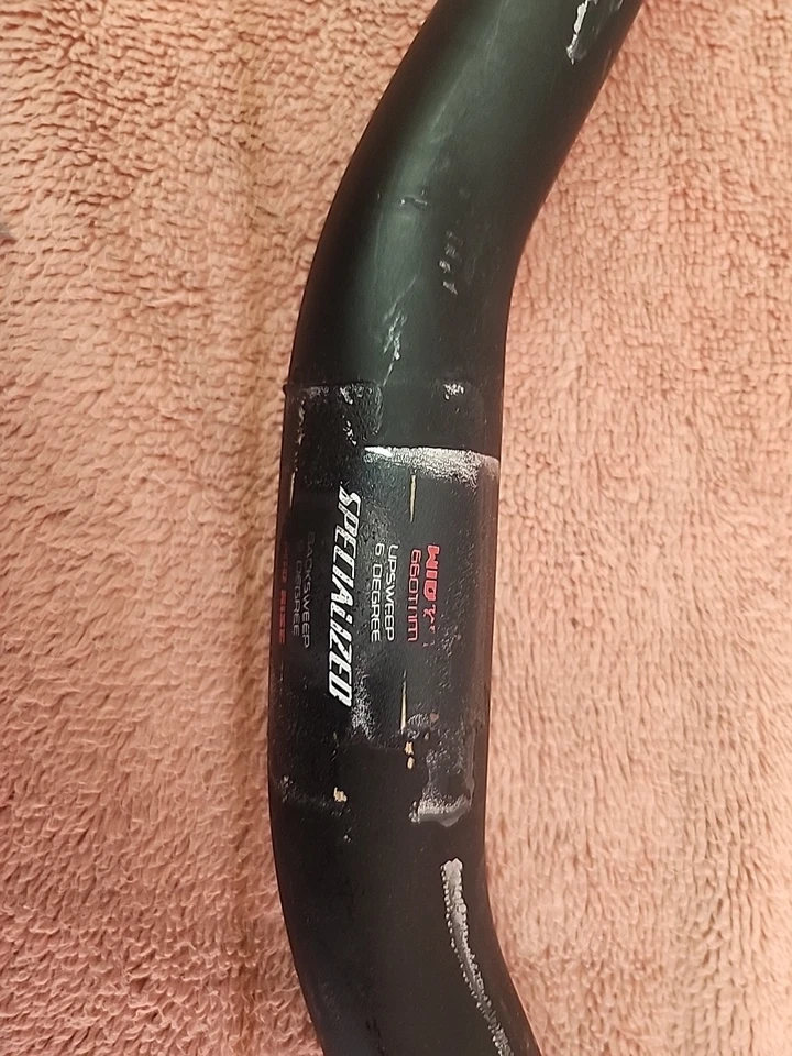 Manillar de bicicleta de montaña Specialized Black Sweep 2.0 9 grados 660 mm 25,4 elevación Foto 3 de 4