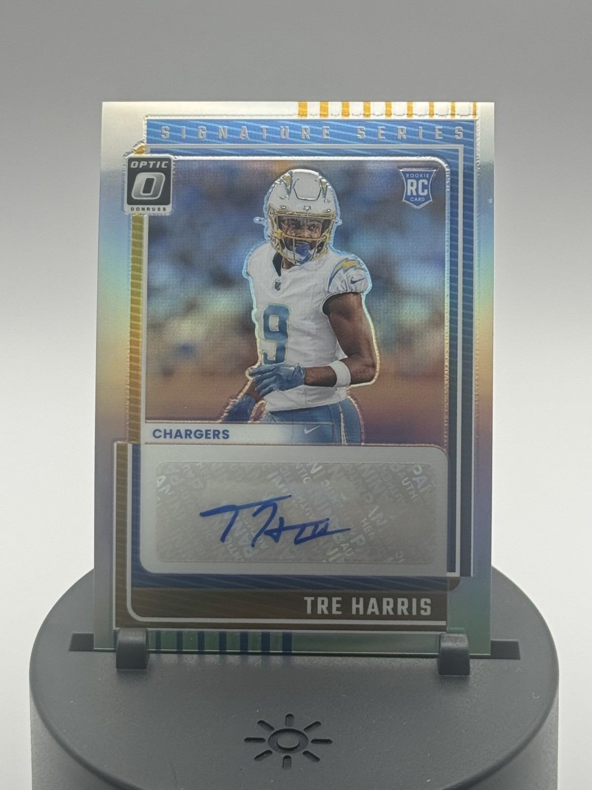 2025 Panini Donruss Optic - Tre Harris #SSH-TH RC Signature Series Holo Auto