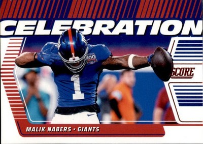 Panini 2025 Score Malik Nabers #C-MNA Celebration (6333)