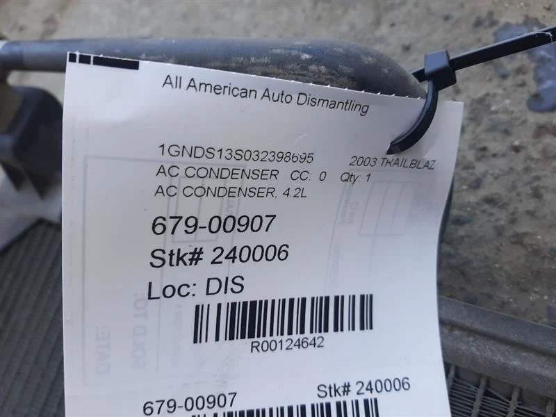 AC Condenser 02-09 GMC Envoy 89019255 - Imagem 3 de 4