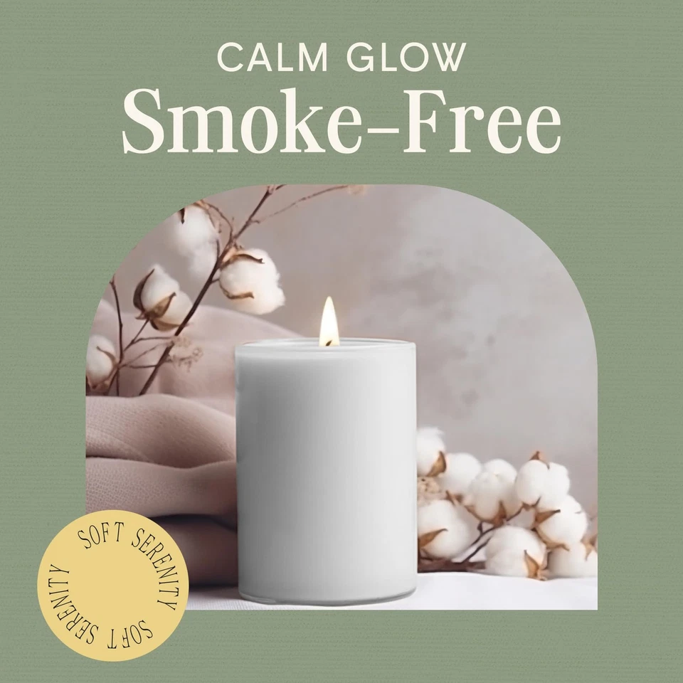 - 3 inch by 4 inch Tall Citronella Scented Pillar Candles (Set of 3) - Indoor... - Image 4 of 4