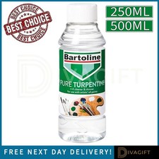 BARTOLINE PURE TURPENTINE WHITE SPIRIT PAINT CLEANING TURPS CLEANS BRUSH SPILLS