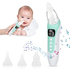 Baby Electric Nasal Aspirator 3 Suction Levels Nose Cleaner Anti-backflow