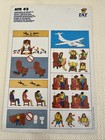 TAT EUROPEAN AIRLINES ATR 42 Safety Instruction Card — photo 1