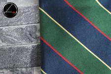 VTG Brooks Brothers Makers Hand made in USA all silk Ivy plaid stripe neck tie