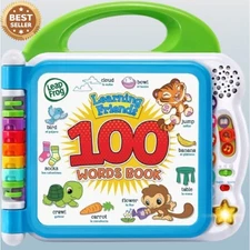 LeapFrog Learning Friends 100 Words Book, Green new best seller