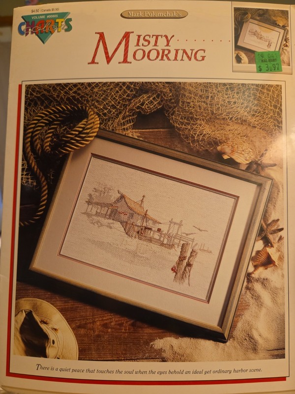 Misty Mooring Color Charts Counted Cross Stitch Mark Polomchak