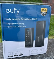eufy Security Smart Lock S230 Keyless Fingerprint Door Lock Built-in Wi-Fi BHMA