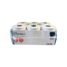 Thermal Receipt Paper Rolls 3.125" x 190', 6 Rolls New made in the USA.