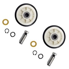 2x For Whirlpool Maytag Dryer Roller Wheel Drum Support Kit Replacement 303373K