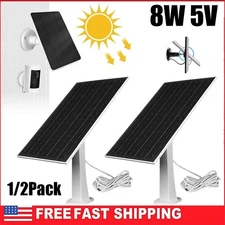 Ring Camera Solar Charging Panel Suitable for Outdoor Camera Battery Chargers US